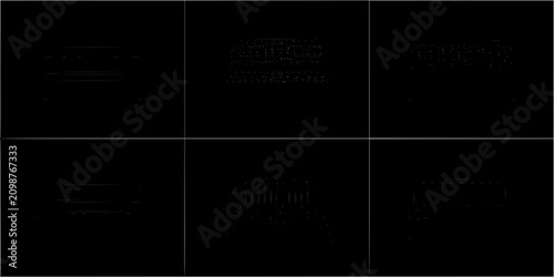 Park Benches in Six Different Styles Arranged in Two Rows on a Black Background Featuring Furniture, Outdoor, Seating with Design
