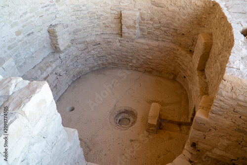 Quadro su tela Balcony House Ancestral Puebloan Cliff Dwelling at Mesa Verde