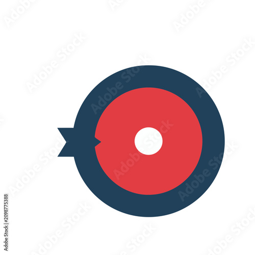 Abstract Target Icon