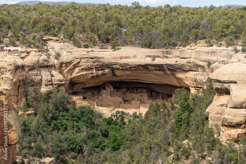 Foto Ancestral Puebloan Cliff Dwelling in Mesa Verde National Park
