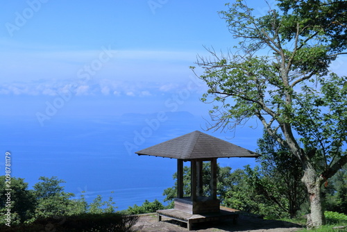 紫雲出山の東屋　香川県