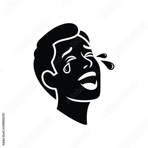 Photography Sadness Face Expression Emotions Illustration.