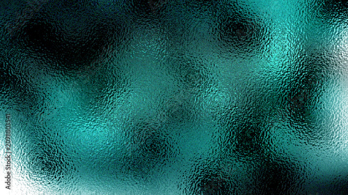 Abstract Blue Water Bubble Background with Glass Circle Pattern Liquid Texture Seamless Wallpaper and Soft Light Design