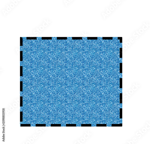abstract blue background with frame