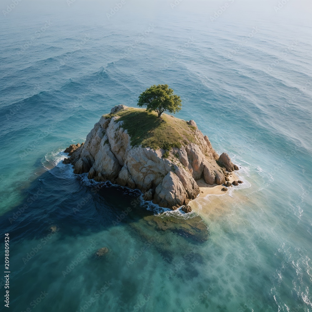 Obraz premium small island in the sea