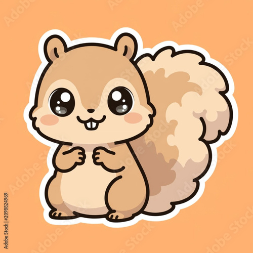 Bild auf Leinwand Squirrel icon
