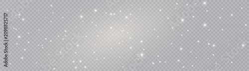 Glowing sparkling star overlay with magical light effect