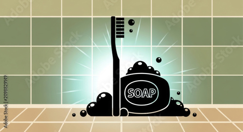 Daily Hygiene Essentials Cleanliness Routine Freshness Icon