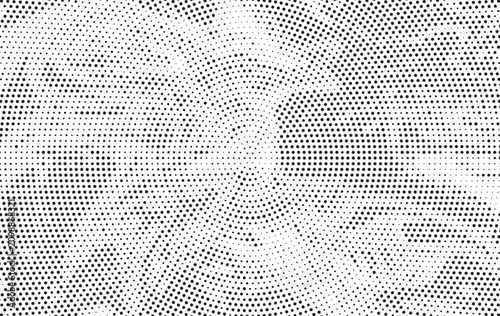 Abstract black and white psychedelic seamless marble pattern with hallucination swirls. Vector liquid monochrome acrylic texture. Flow art. Tie dye simple artistic effect.