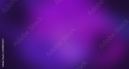 Abstract purple and blue gradient background with soft light and film grain texture