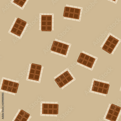 Billede på lærred pattern oak ancient medieval door cartoon