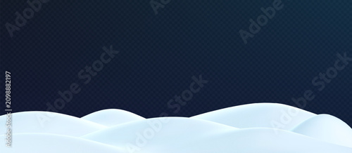 Foto White snow drifts landscape with a sparkling ice texture