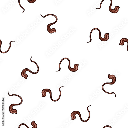 Foto pattern indulgent chocolate drip sause cartoon