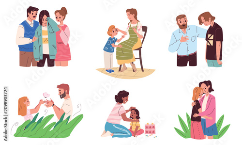 Tableau sur toile Parental support
