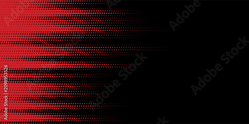 Halftone dots red and blue color pattern gradient grunge texture background. Dot pop art comic sport style vector illustration. modern background