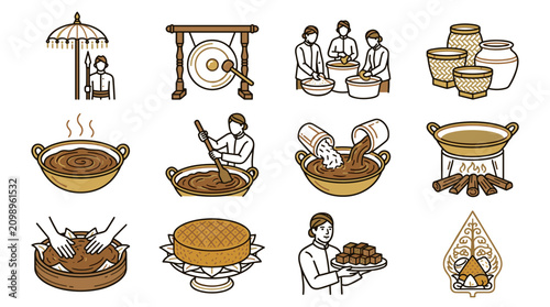 Foto Indonesian Cultural Icons: Traditional Cuisine, Music, and Rituals