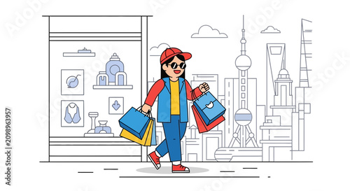 Woman in blue overalls holding a clipboard and hard hat.