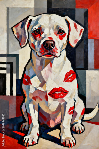 Whimsical Animal/Dog Decorative Art Print

