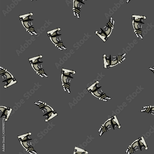 Фотография seamless pattern objective microscope cartoon
