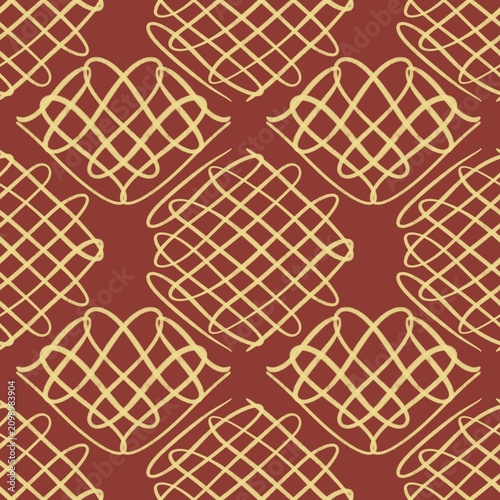 Geometrical yellow pencil diagonal texture print seamless pattern.