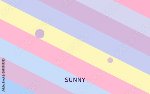 Pastel colorful stripes pattern, sunny background, vector illustration, kids wallpaper