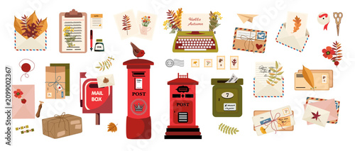 фотографія A cozy Autumn Mail collection