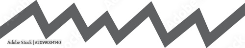 Photos Dark grey zigzag line graph element