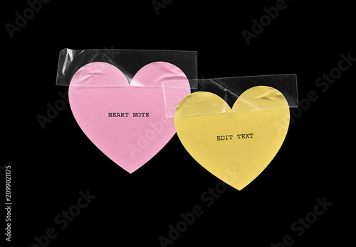Heart-Shape Paper Notes