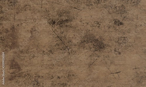 Obraz na płótnie A worn, brown, scratched, and marred surface with a textured appearance