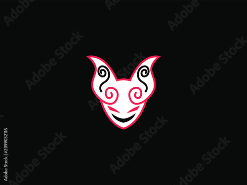 Head clown logo design