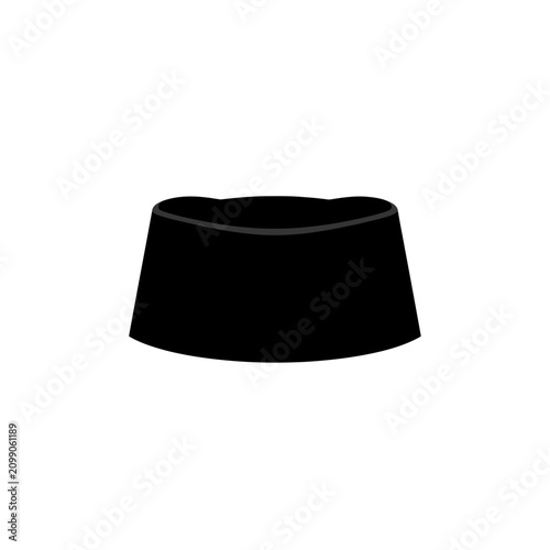 Black Peci Hat Traditional Headwear