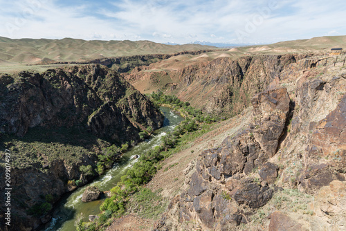 фотографія The Black Canyon, which is a fragment of the Charyn Canyon, Kazakhstan