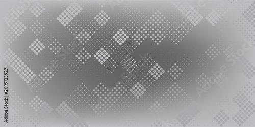 Fotografija Dark grayish background with an all-over abstract dot pattern.