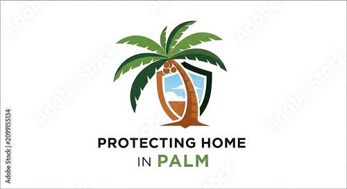 Protecting Home Environment in Palm Tree Setting.