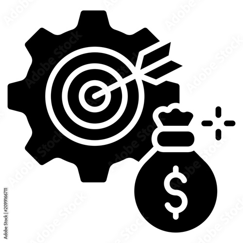 Cuadro en lienzo Effectiveness Icon