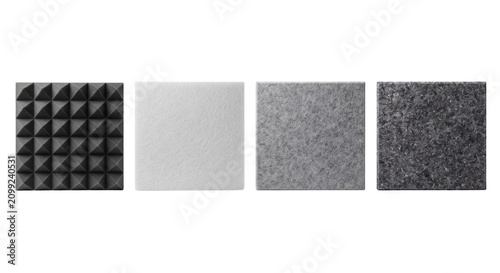Schilderij op canvas Acoustic foam panels for soundproofing set