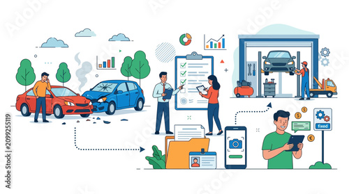Car Accident Insurance Claim Process: From Crash to Repair and Settlement