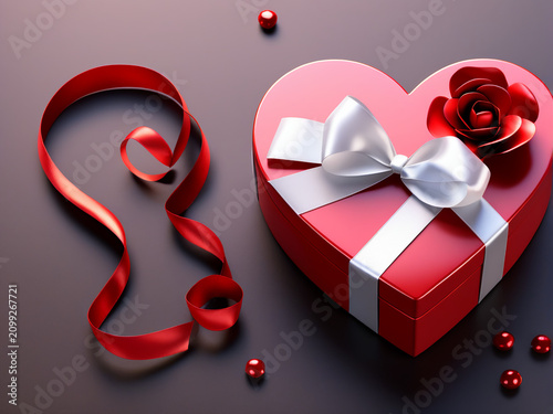 gift box with ribbon