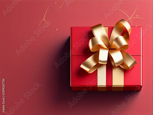 gift box with ribbon
