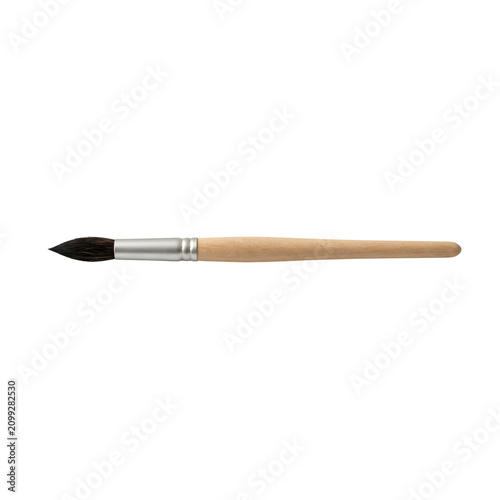 Artist wooden paint brush for painting