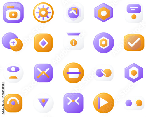 Φωτογραφία Premium 3D Web3 Wallet and Cryptocurrency Claymorphism Icons Pack, High-Fidelity