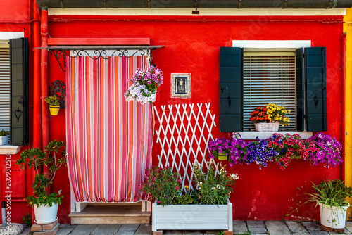 Burano s colourful facade