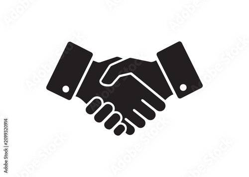 Business agreement handshake Icon