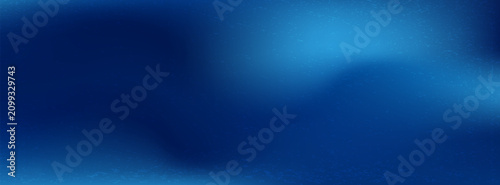 Abstract dark blue gradient wave background. Minimal navy tech backdrop with soft liquid flow texture and copy space for website header banner.