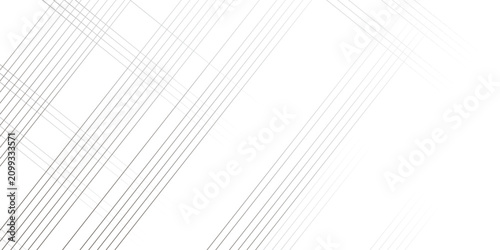 Quadro su tela Vector oblique stripe diagonal black and white line gradient fabric transparent diagonal line cloth