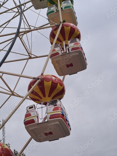 ferris wheel on a sunny day