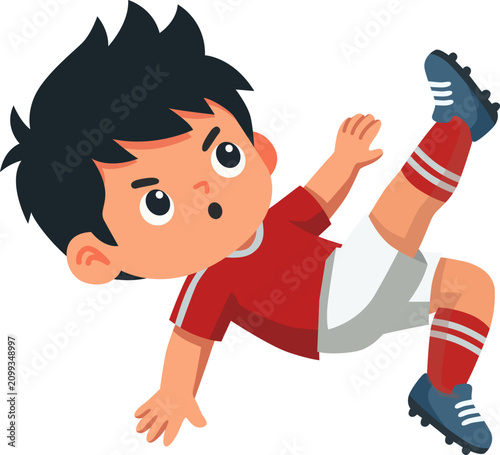 boy playing with a ball