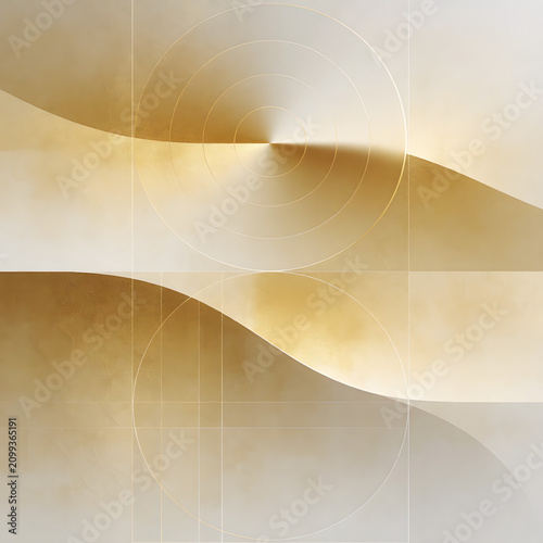 geometric patterns golden