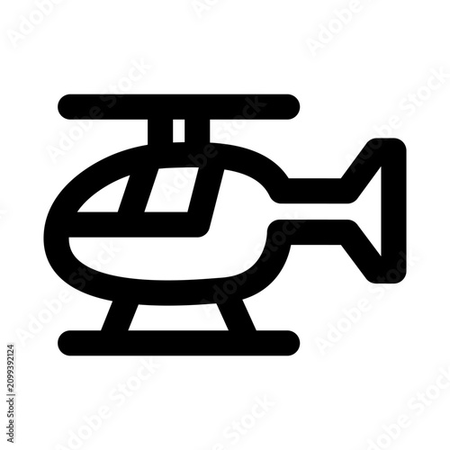 Fotografie Helicopter icon