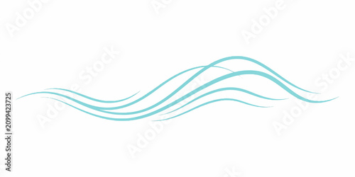 Abstract flowing blue lines wave background graphic design with abstract background minimalist creative decoration
